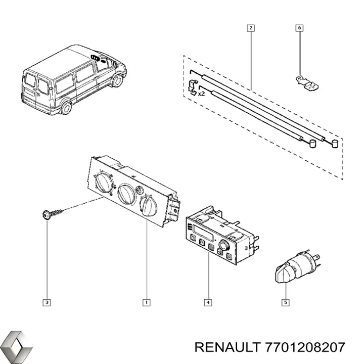 Купити 7701208207 Renault (RVI) 