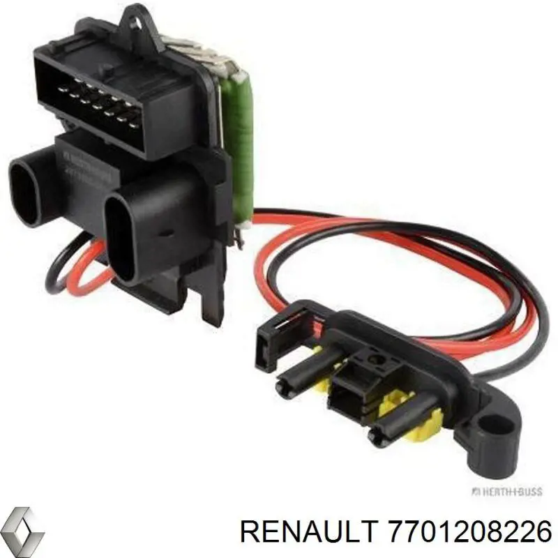 Резистор обігрівача Renault (RVI) 7701208226 ціна, від 20.76 USD