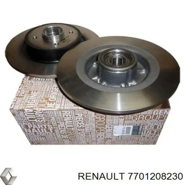 Купити 7701208230 Renault (RVI) Диск заднього гальма