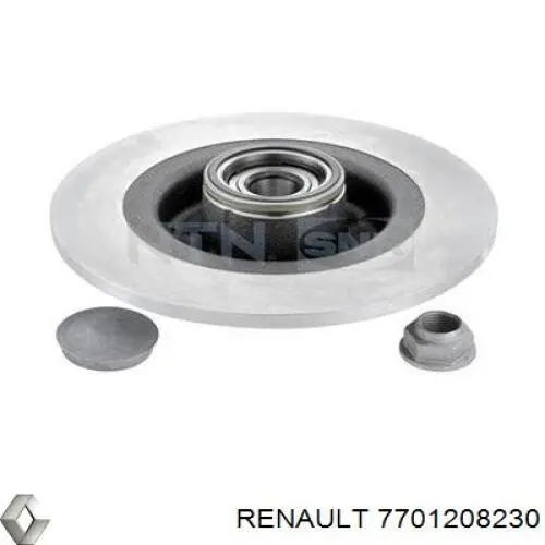 7701208230 Renault (RVI) диск гальмівний задній