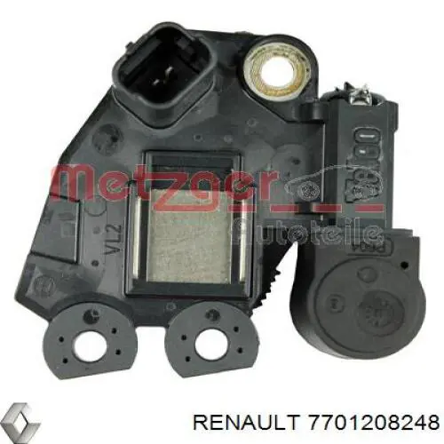 7701208248 Renault (RVI) реле-регулятор генератора, (реле зарядки)