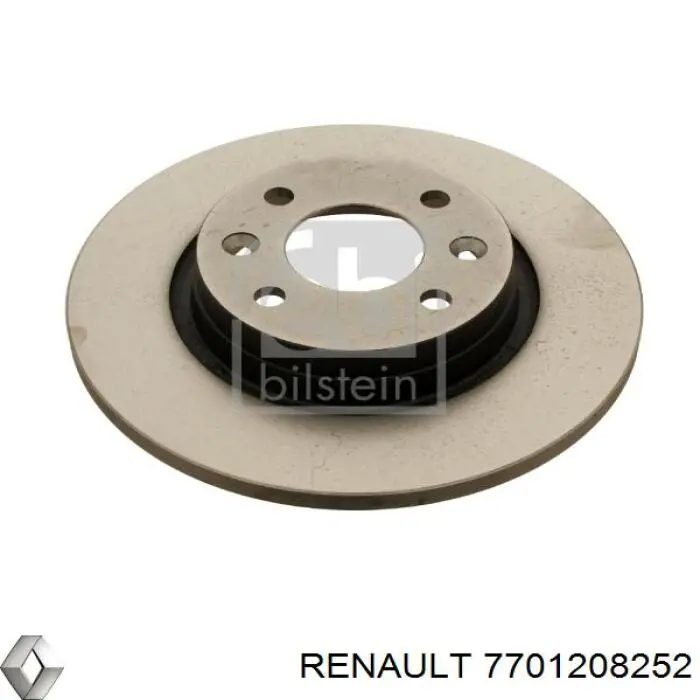 7701208252 Renault (RVI) диск гальмівний передній