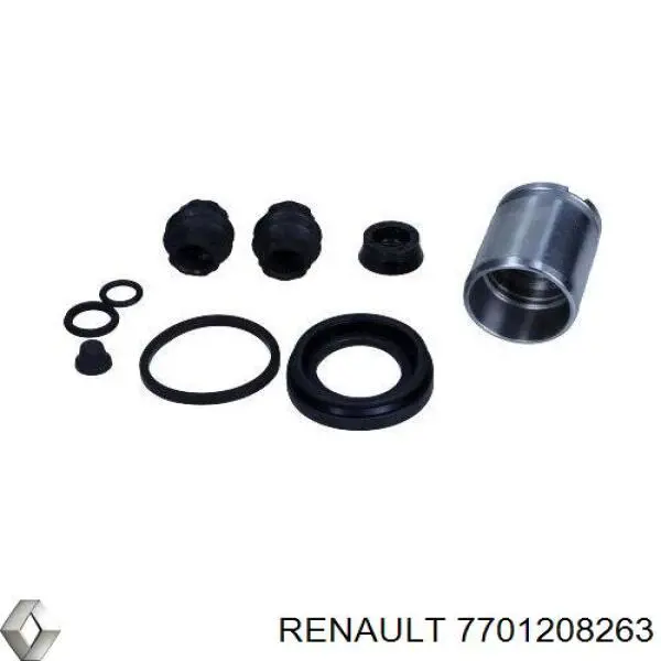 Супорт задній лівий 7701208263 Renault (RVI)