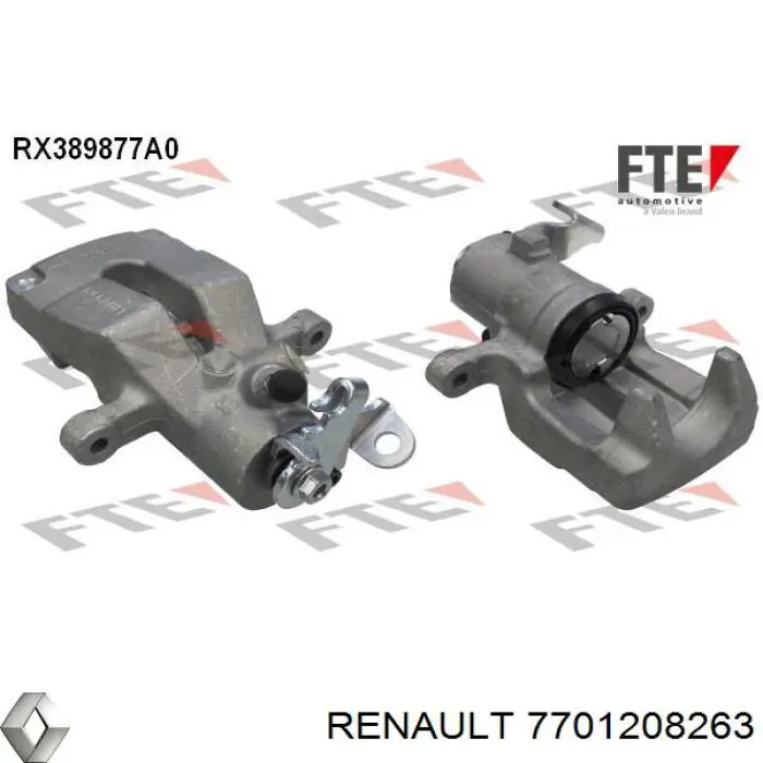 Купити 7701208263 Renault (RVI) Супорт задній лівий