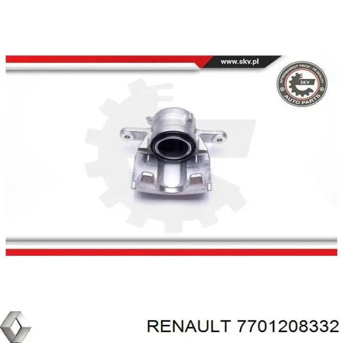 Купити 7701208332 Renault (RVI) Супорт гальмівний передній лівий