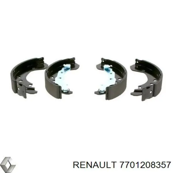 Колодки гальмові задні, барабанні Renault (RVI) 7701208357 ціна, від 23.82 USD