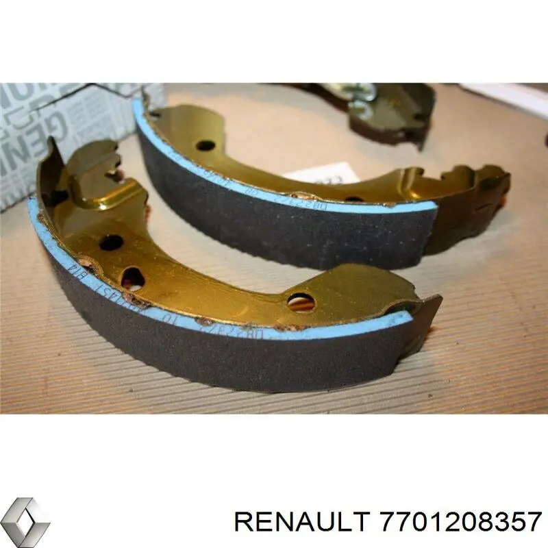 Купити 7701208357 Renault (RVI) Колодки гальмові задні, барабанні
