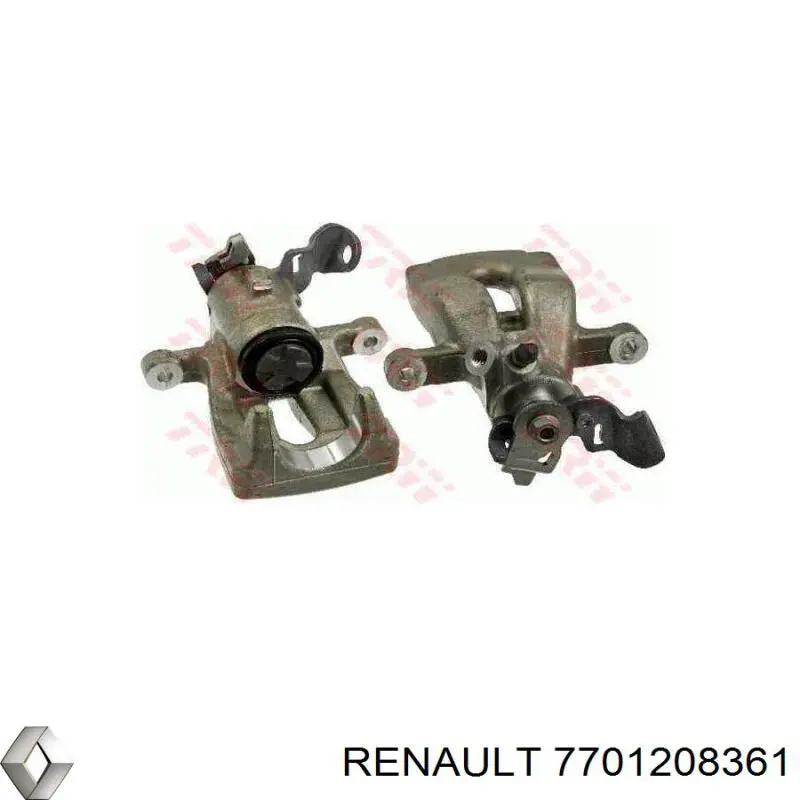 Супорт гальмівний задній лівий Renault (RVI) 7701208361 ціна, від 63.68 USD