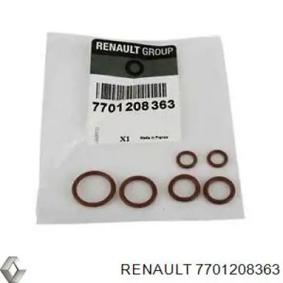 Ремкомплект компресора кондиціонера RENAULT 7701208363