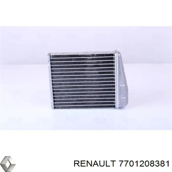  Радіатор пічки Renault Modus 