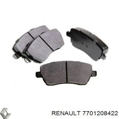 Гальмівні колодки Renault (RVI) 7701208422 ціна, від 17.74 USD
