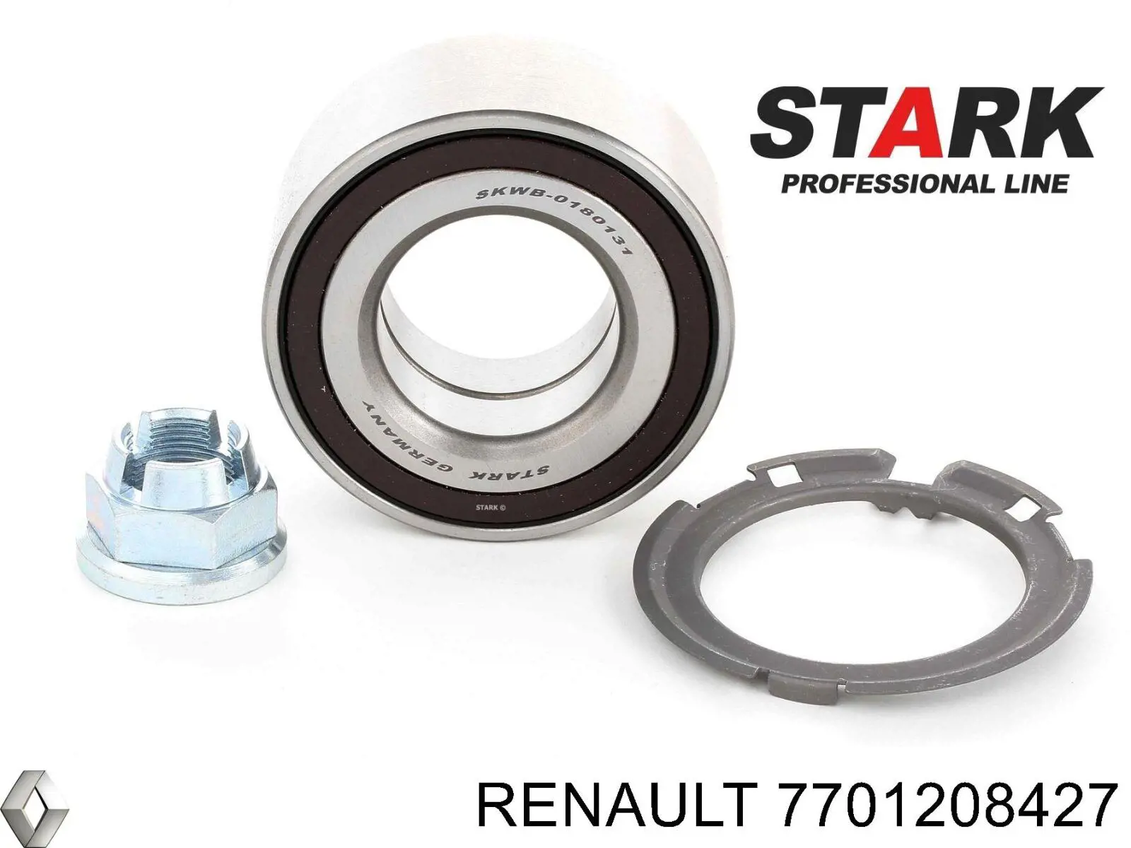 Комплект підшипник маточини передньої Renault (RVI) 7701208427 ціна, від 22.67 USD