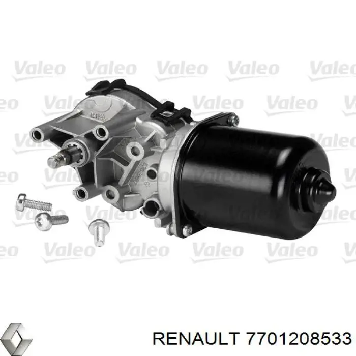 Купити 7701208533 Renault (RVI) Мотор трапеції склоочисника