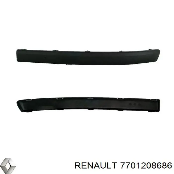Накладка бампера переднього FPS FP5613921 ціна, від 7.89 USD