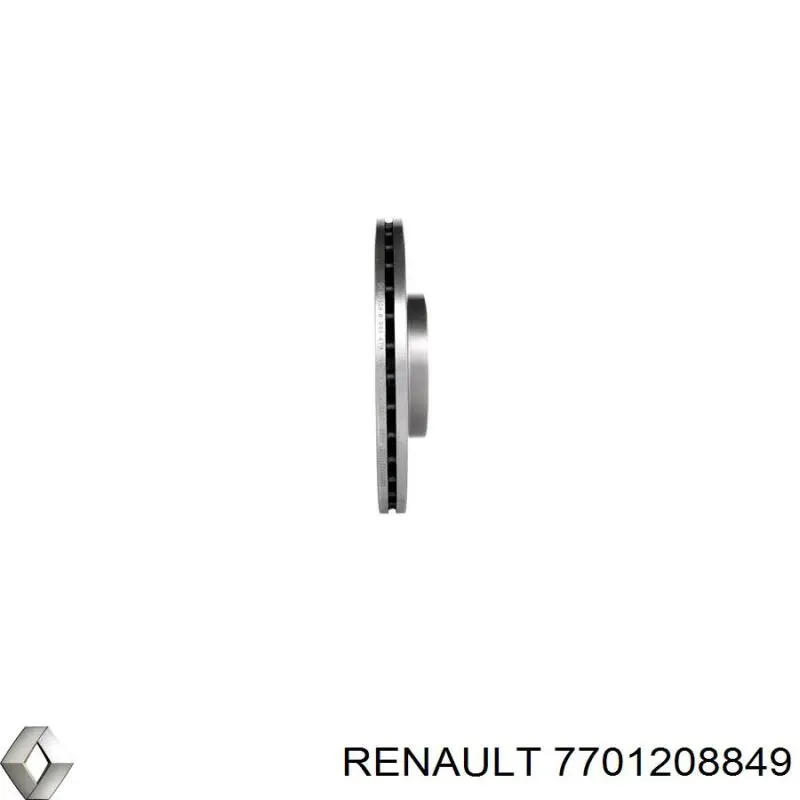 Купити 7701208849 Renault (RVI) Ротор гальмівний
