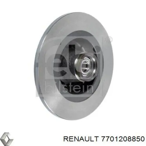 7701208850 Renault (RVI) диск гальмівний задній