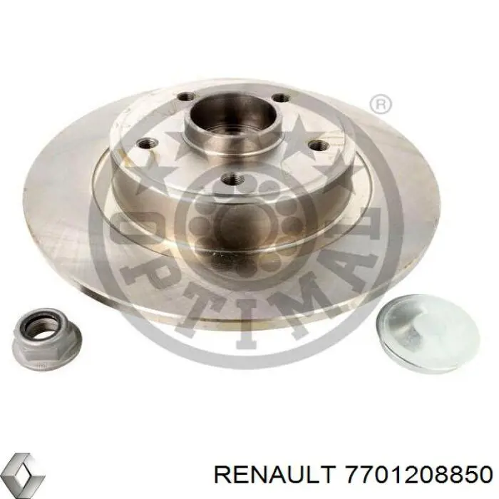 Купити 7701208850 Renault (RVI) Диск заднього гальма