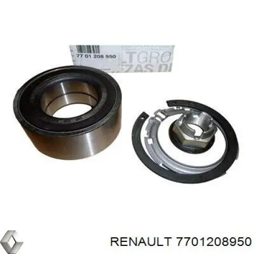 Комплект підшипник маточини передньої Renault (RVI) 7701208950 ціна, від 46.61 USD