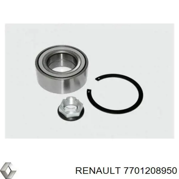 Купити 7701208950 Renault (RVI) Підшипник ступиці передньої