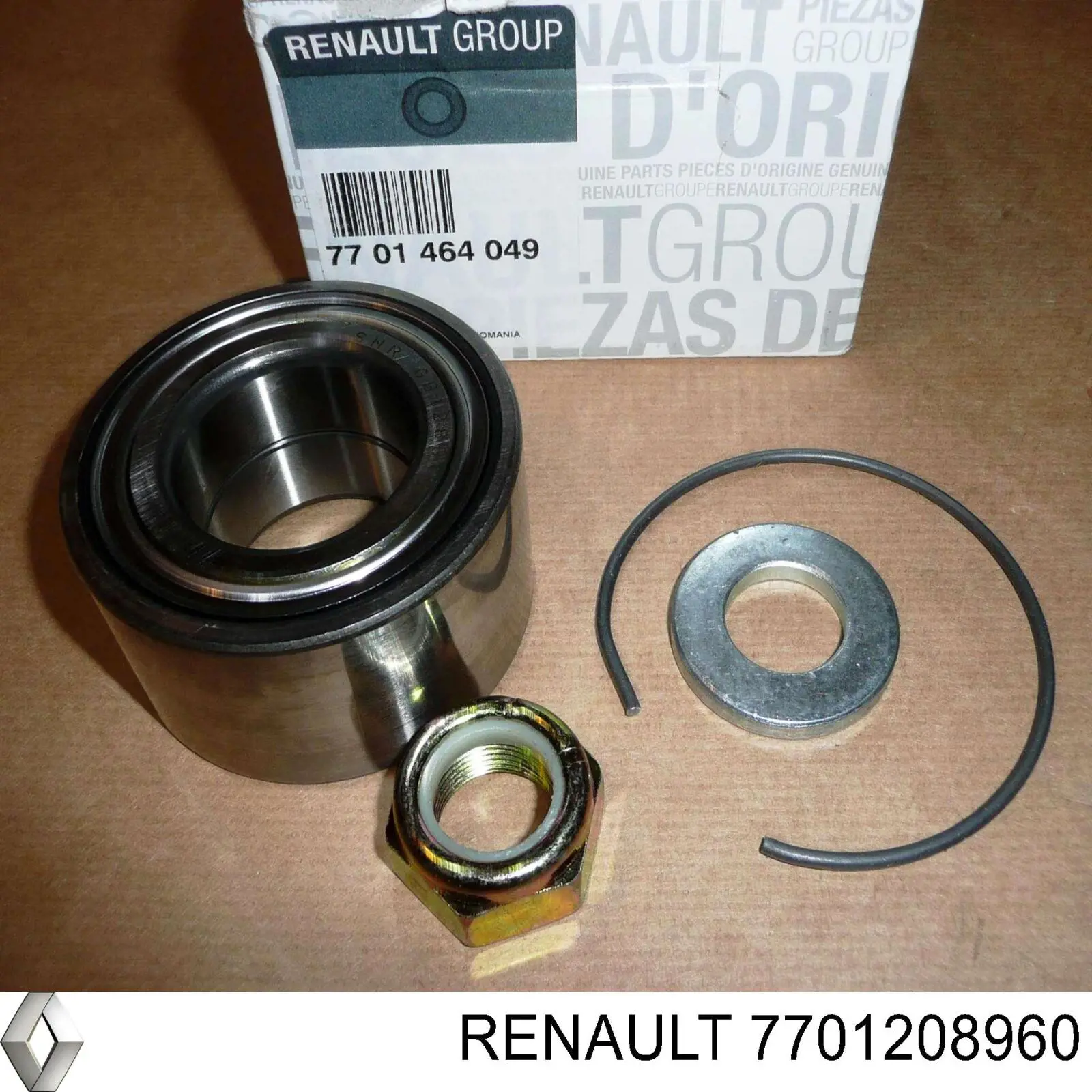 Цапфа - поворотний кулак передній, правий 7701208960 Renault (RVI)