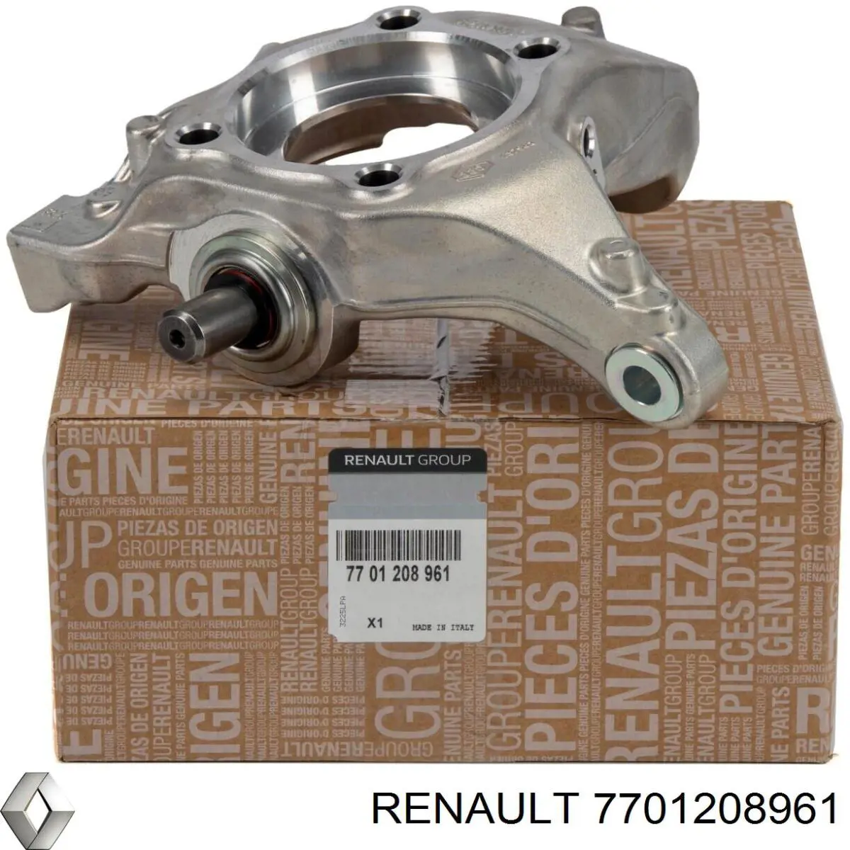 Цапфа - поворотний кулак передній, лівий Renault (RVI) 7701208961 ціна, від 550.25 USD