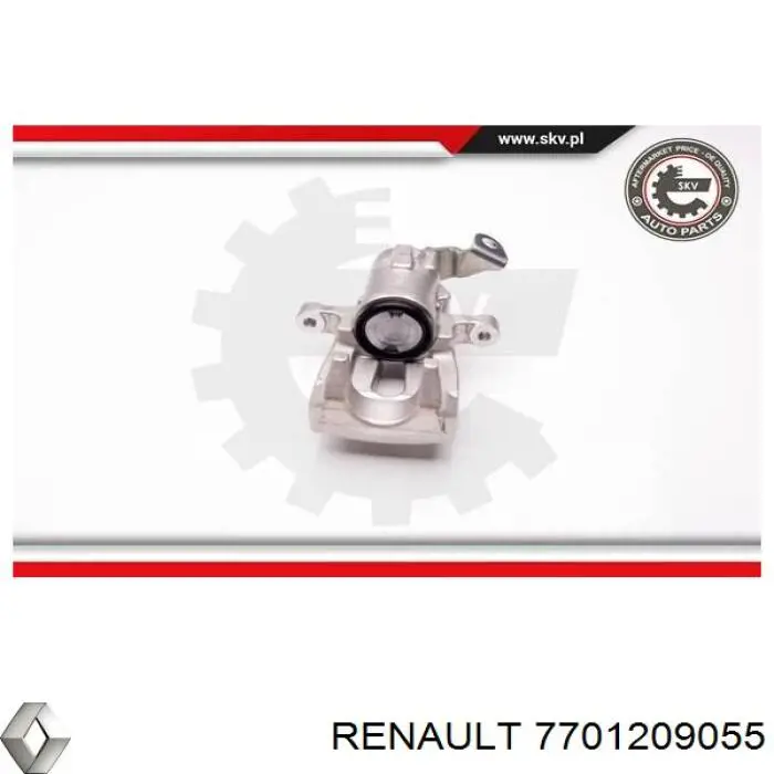 Супорт гальмівний задній лівий Renault (RVI) 7701209055 ціна, від 54.14 USD