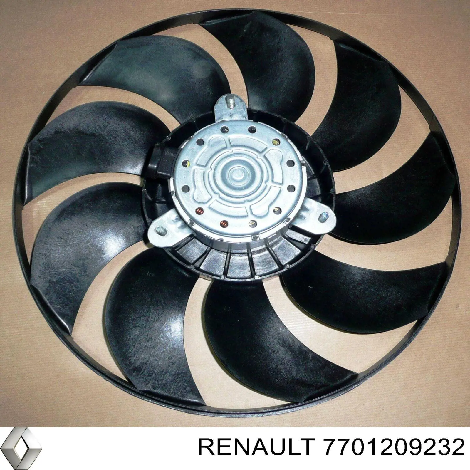 7701209232 Renault (RVI) електровентилятор охолодження в зборі (двигун + крильчатка)
