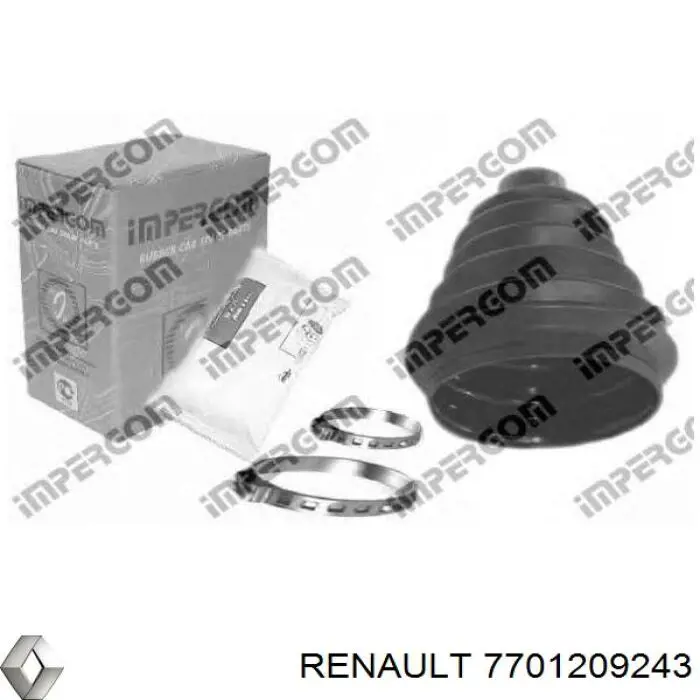 7701209243 Renault (RVI) пильник шруса зовнішній, правий