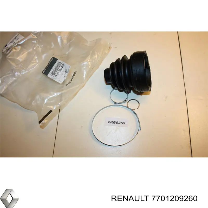 7701209260 Renault (RVI) пильник шруса внутрішній, передній піввісі