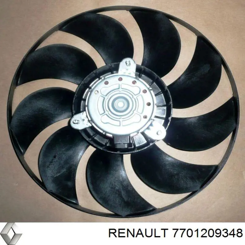 Вентилятор / крильчатка радіатора охолодження, лівий Renault (RVI) 7701209348 ціна, від 33.98 USD