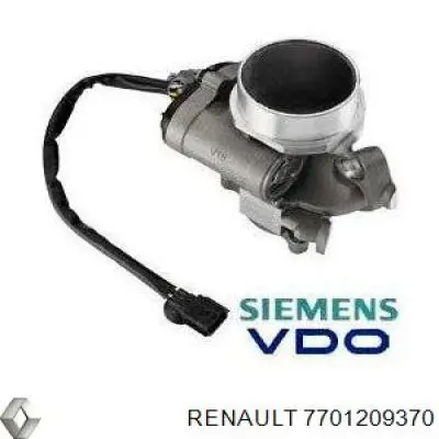 7701209370 Renault (RVI) клапан egr, рециркуляції газів