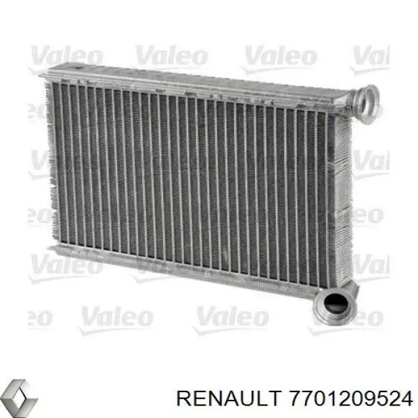 7701209524 Renault (RVI) радіатор пічки (обігрівача)