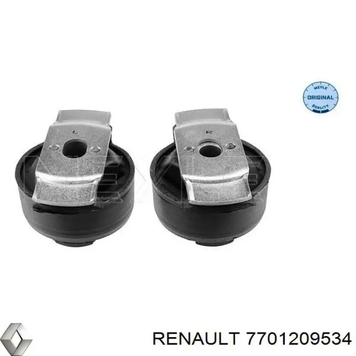 Сайлентблок задньої балки 7701209534 Renault (RVI)
