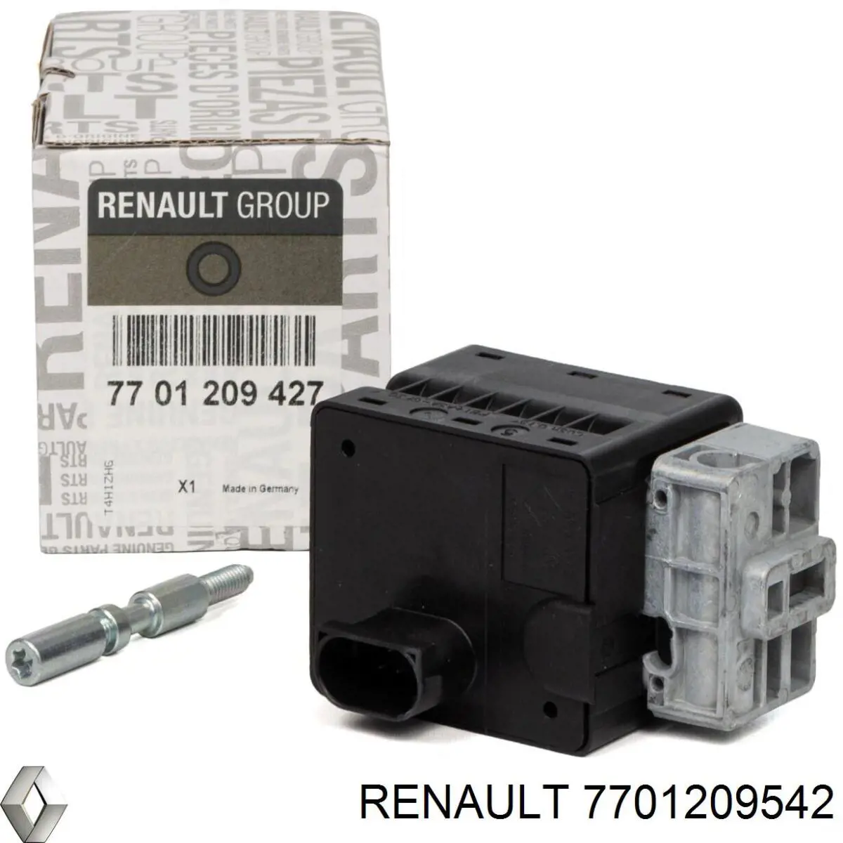 7701209542 Renault (RVI) заглушка/ решітка протитуманних фар бампера переднього