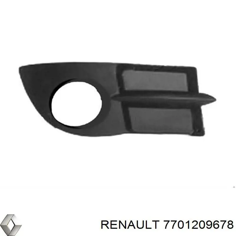 Решітка переднього бампера Renault (RVI) 7702295498 ціна, від 5.77 USD