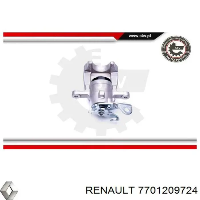 Супорт гальмівний передній правий Renault (RVI) 7701209724 ціна, від 65.76 USD