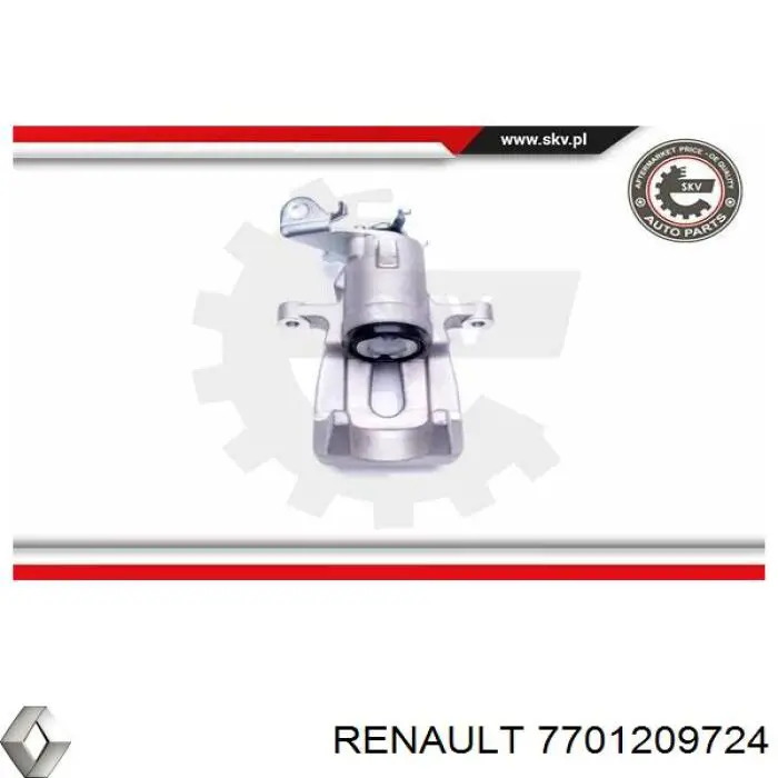 Купити 7701209724 Renault (RVI) Супорт гальмівний передній правий