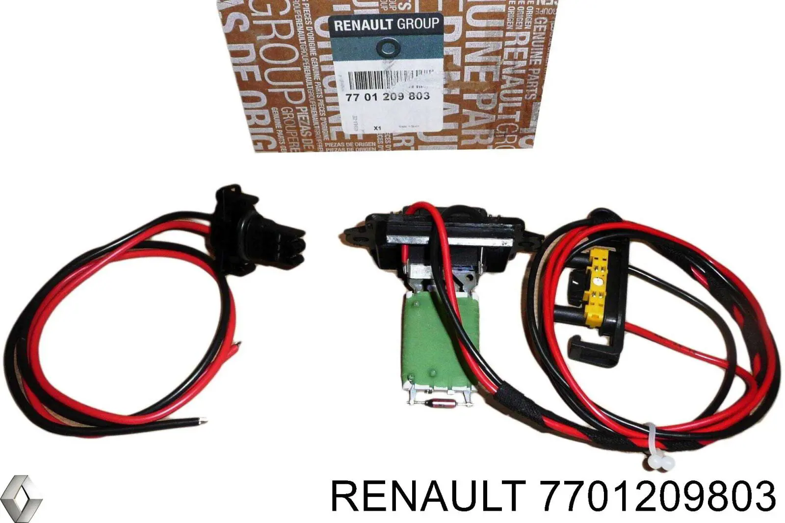 Купити 7701209803 Renault (RVI) Їжак обігрівача