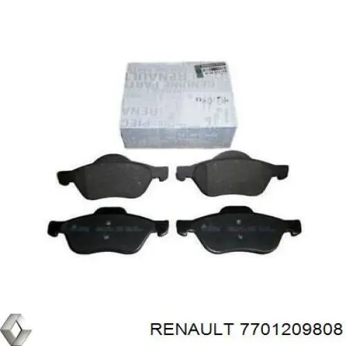 Купити 7701209808 Renault (RVI) Колодки гальмівні передні, дискові
