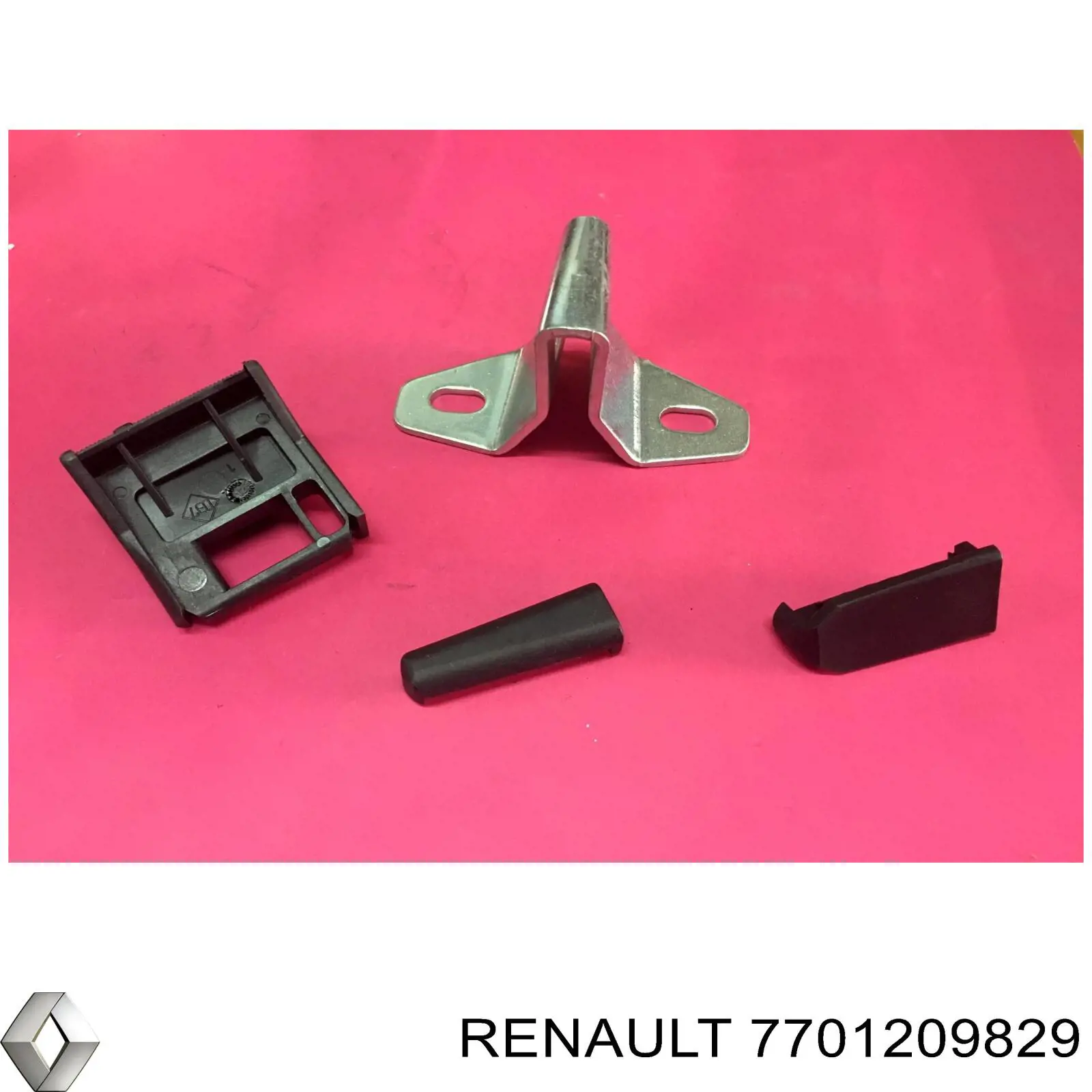 7701209829 Renault (RVI) петля-зачіп (відповідна частина замка задніх двостулкових дверей, лівий нижний)