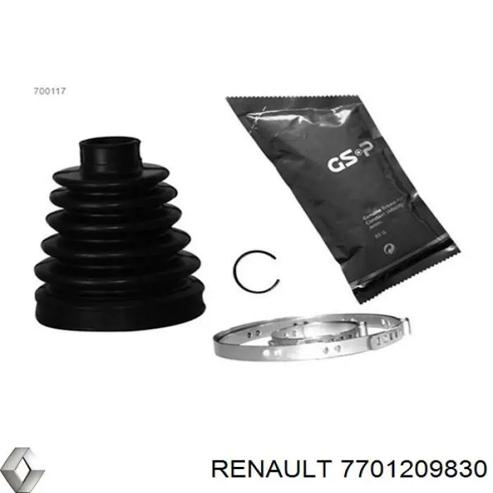 Пильник ШРКШ зовнішній Renault (RVI) 7701209830