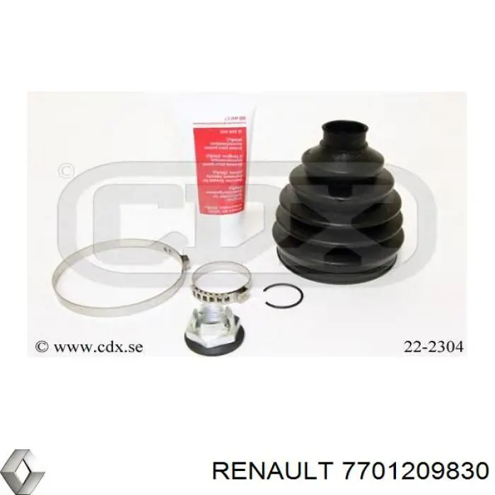Купити 7701209830 Renault (RVI) Пильник шарніра приводу