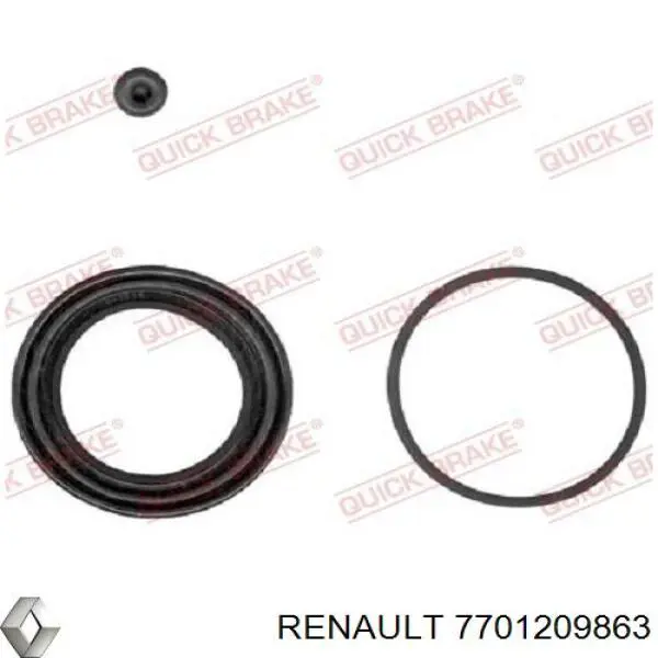 Супорт гальмівний передній правий Renault (RVI) 7701209863 ціна, від 43.60 USD