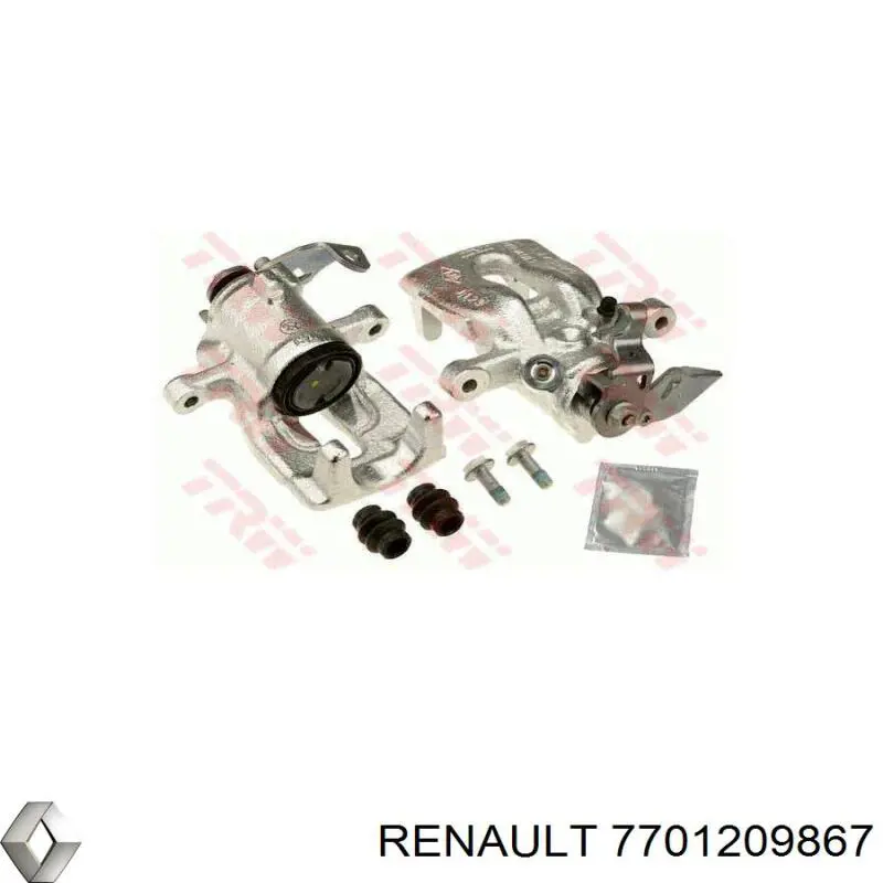 7701209867 Renault (RVI) супорт гальмівний задній лівий