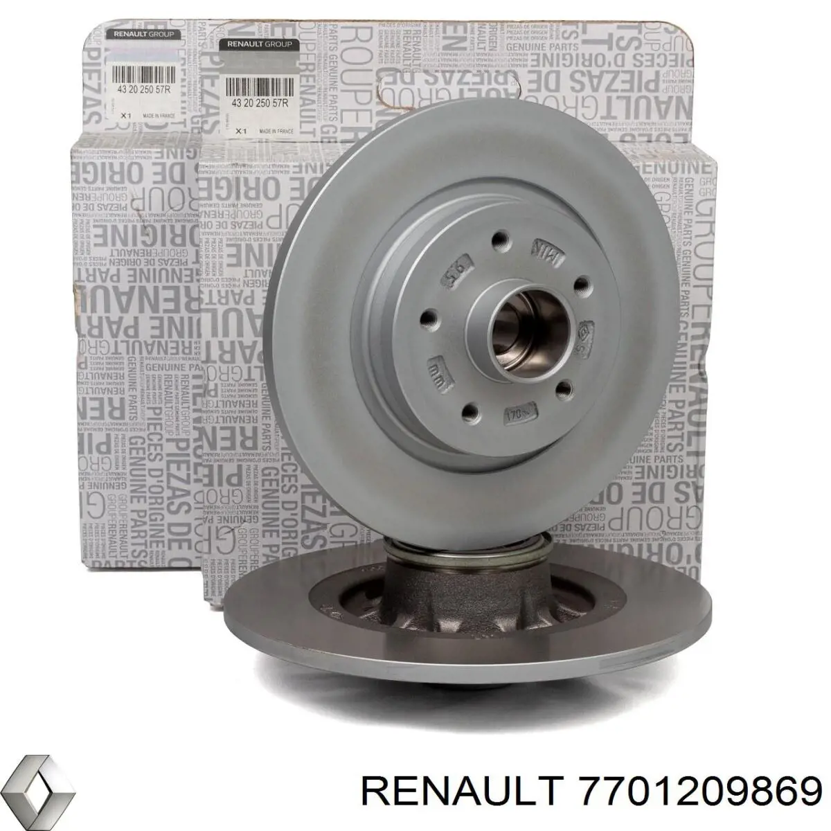 Купити 7701209869 Renault (RVI) Задні колодки