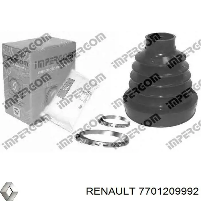 Купити 7701209992 Renault (RVI) Пильник шарніра кутових швидкостей внутрішній передній