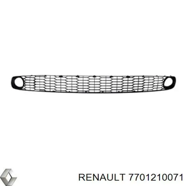 Решітка переднього бампера, центральна Renault Clio SYMBOL (LU) (Рено Кліо)