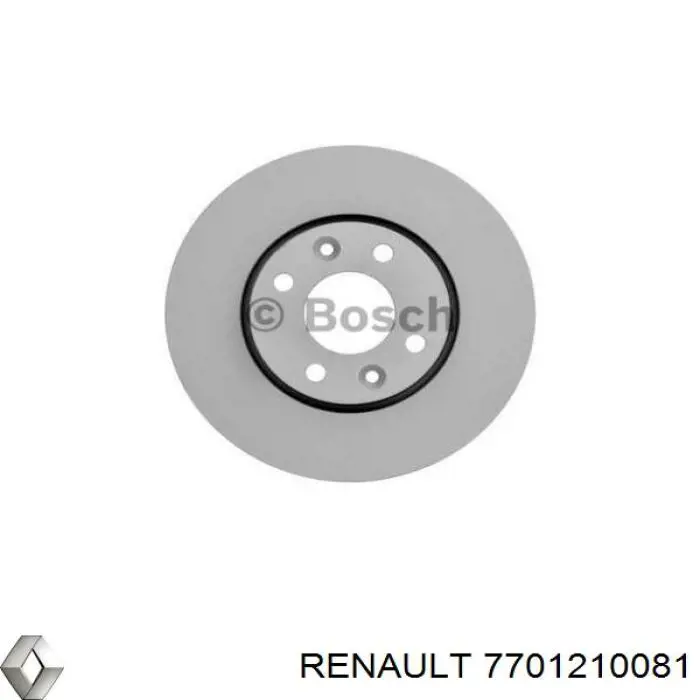 7701210081 Renault (RVI) диск гальмівний передній