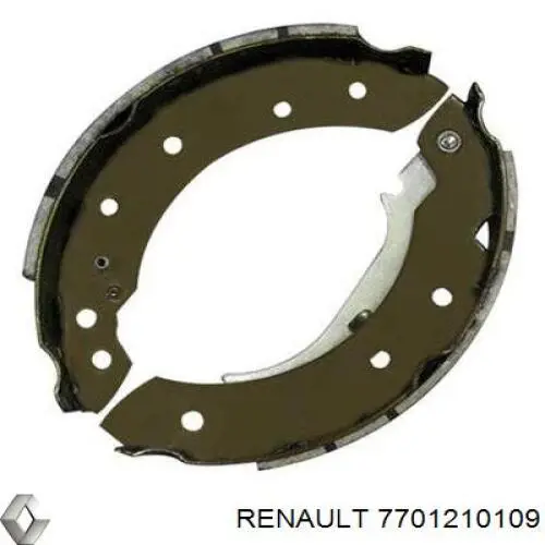 7701210109 Renault (RVI) колодки гальмові задні, барабанні