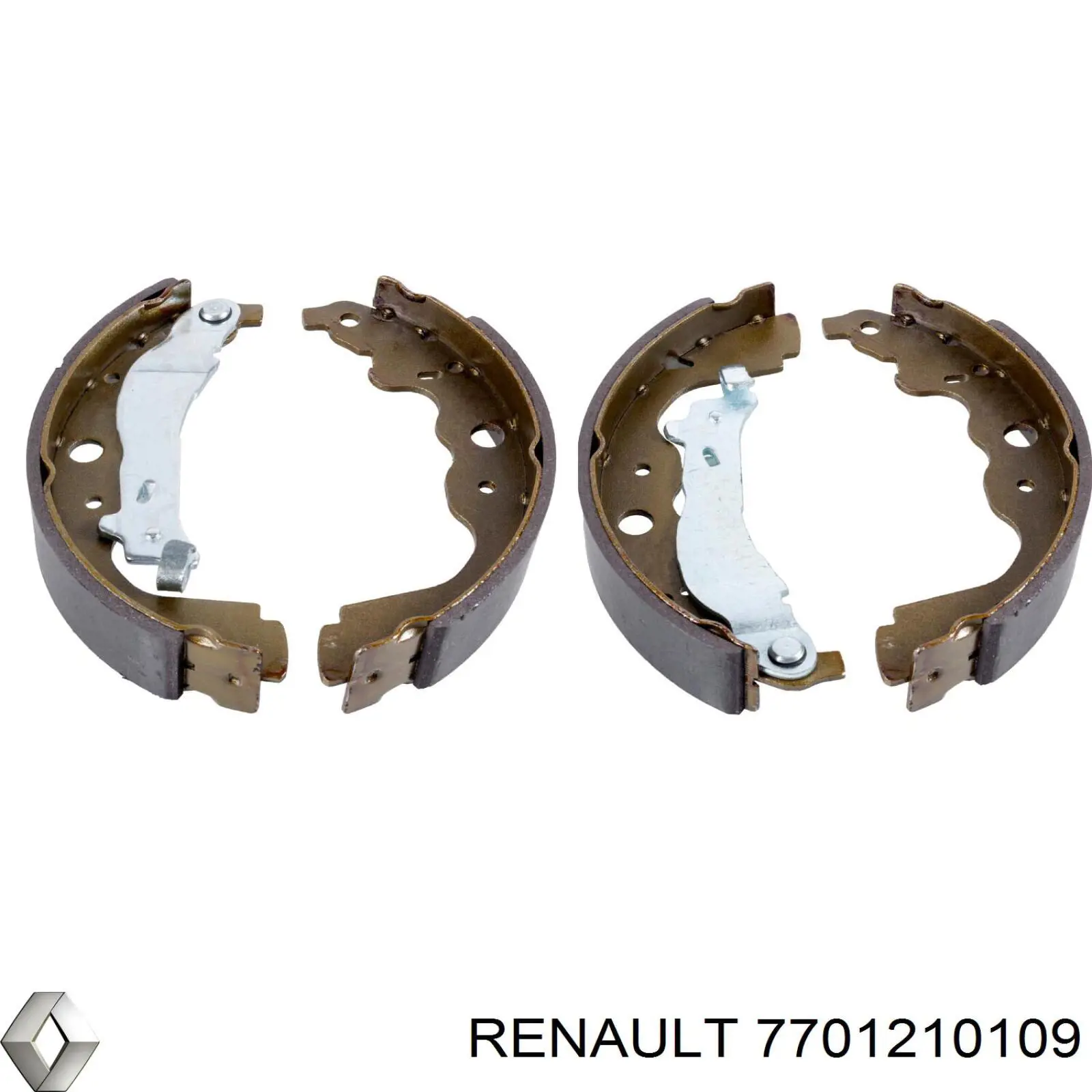 Колодки гальмові задні, барабанні Renault (RVI) 7701210109 ціна, від 35.34 USD